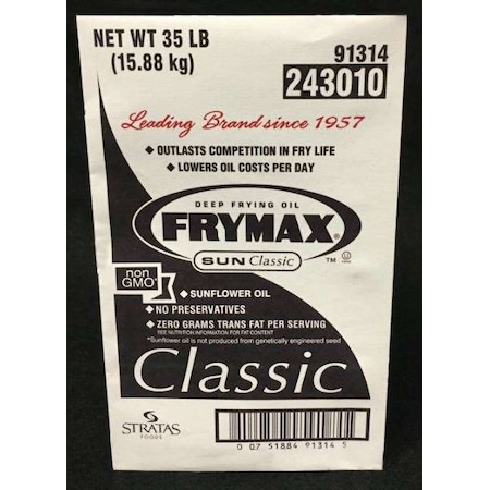 Frymax Frymax Frying Oil Sunflower Oil 35lbs 243010 FR